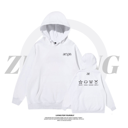 Aespa新款 親子情侶 秋冬款 寬鬆連帽T