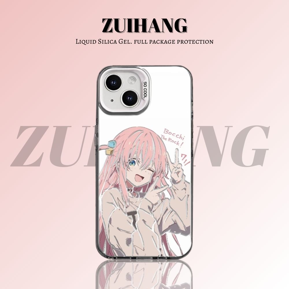 【大集合3.0】動漫彩銀線條漸變防摔手機殼