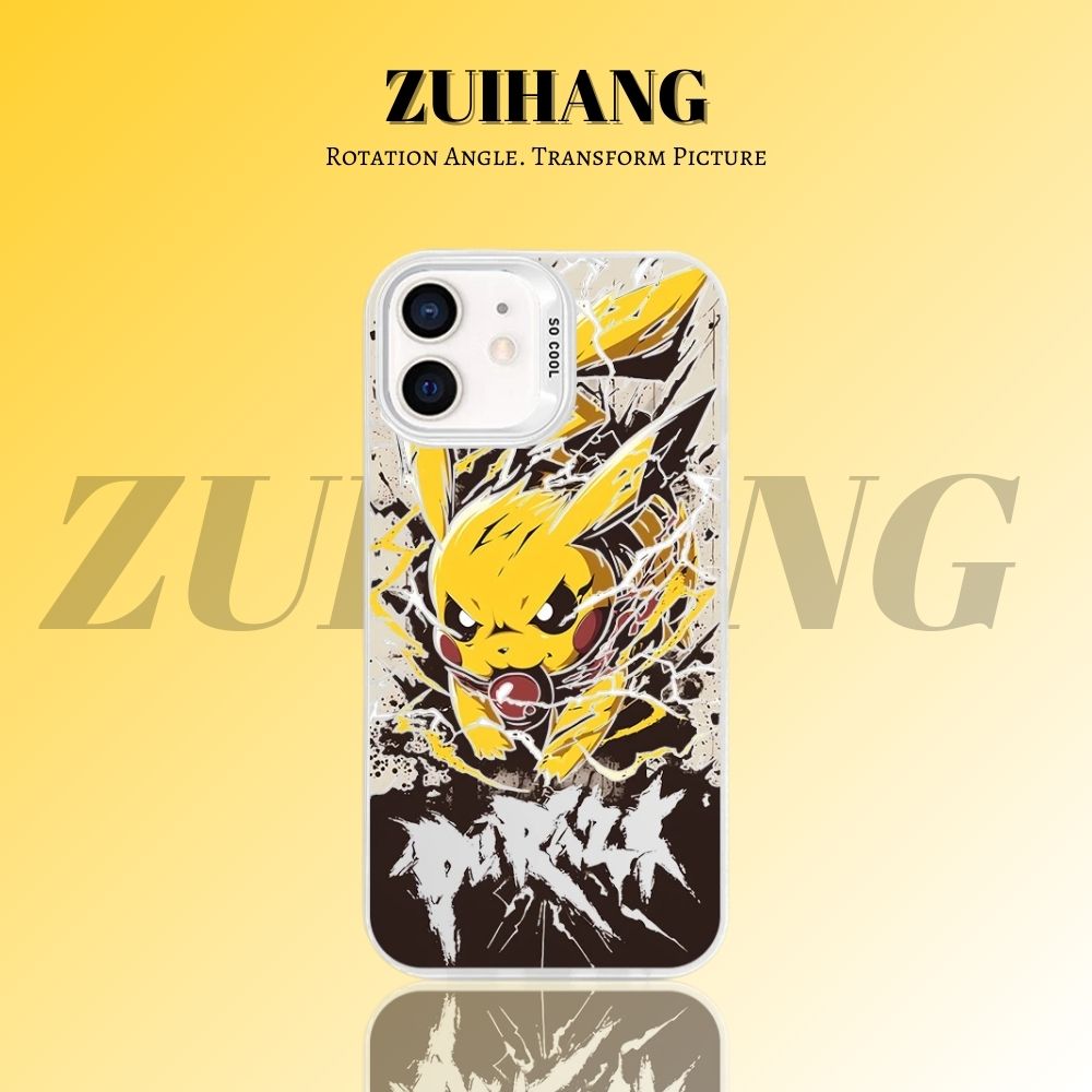 【大集合3.0】動漫彩銀線條漸變防摔手機殼