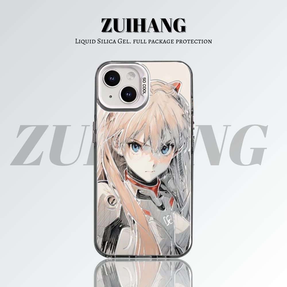 【大集合3.0】動漫彩銀線條漸變防摔手機殼