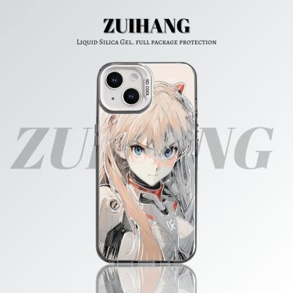 【大集合3.0】動漫彩銀線條漸變防摔手機殼