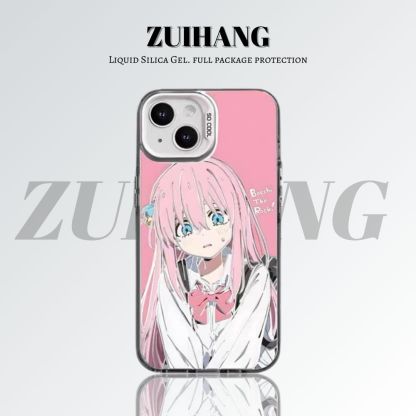 【大集合1.0】動漫彩銀線條漸變防摔手機殼