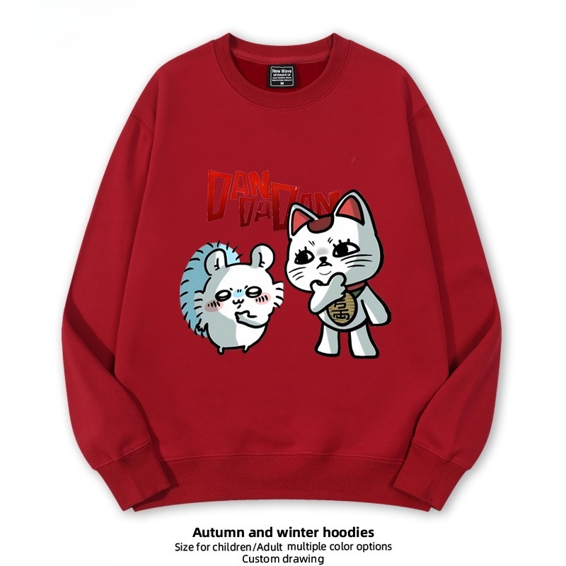 高速婆婆X小桃 聯名親子情侶裝 圓領長袖