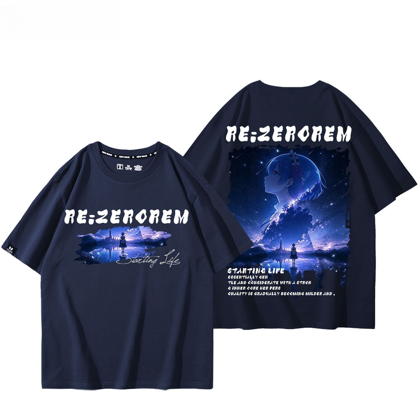 Re:從零開始的異世界生活蕾姆 印花短袖T恤