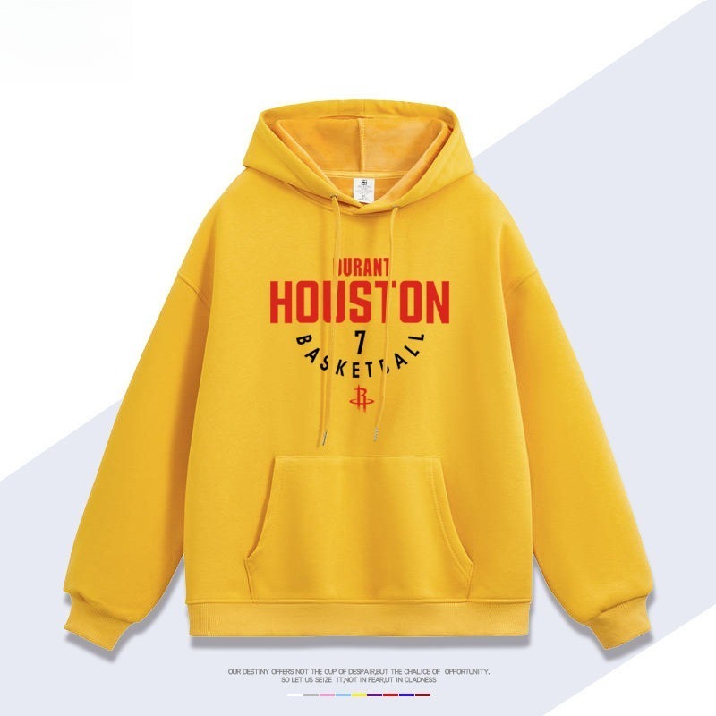 火箭隊杜蘭特7號 聯名衛衣2026秋冬新款 親子情侶裝連帽衛衣