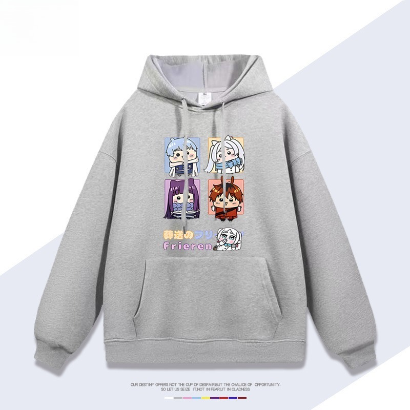 吉伊咔哇x葬送的芙莉蓮新款 親子情侶男女連帽衛衣