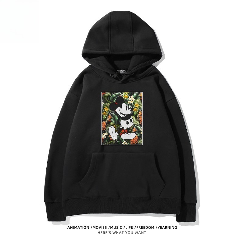 米老鼠米奇米妮 聯名衛衣2025秋冬新款親子情侶裝連帽衛衣