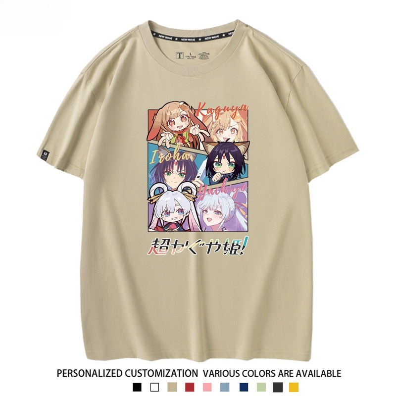 超時空輝耀姬 2026親子情侶男女同款 印花短袖T恤