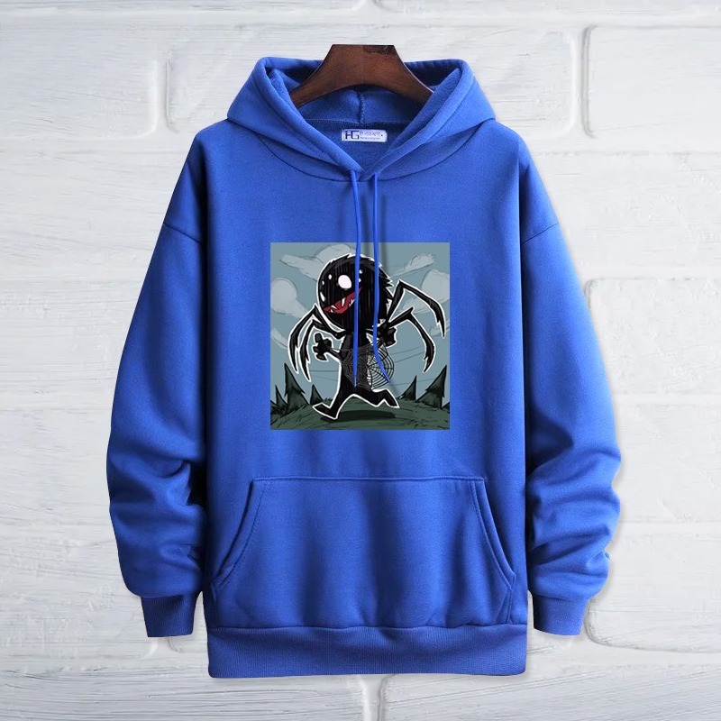 饑荒Q版小蜘蛛新款 親子情侶男女連帽衛衣