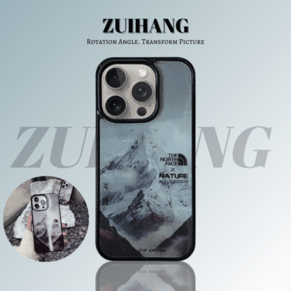 北面雪山3D幻圖磁吸防摔手機殼