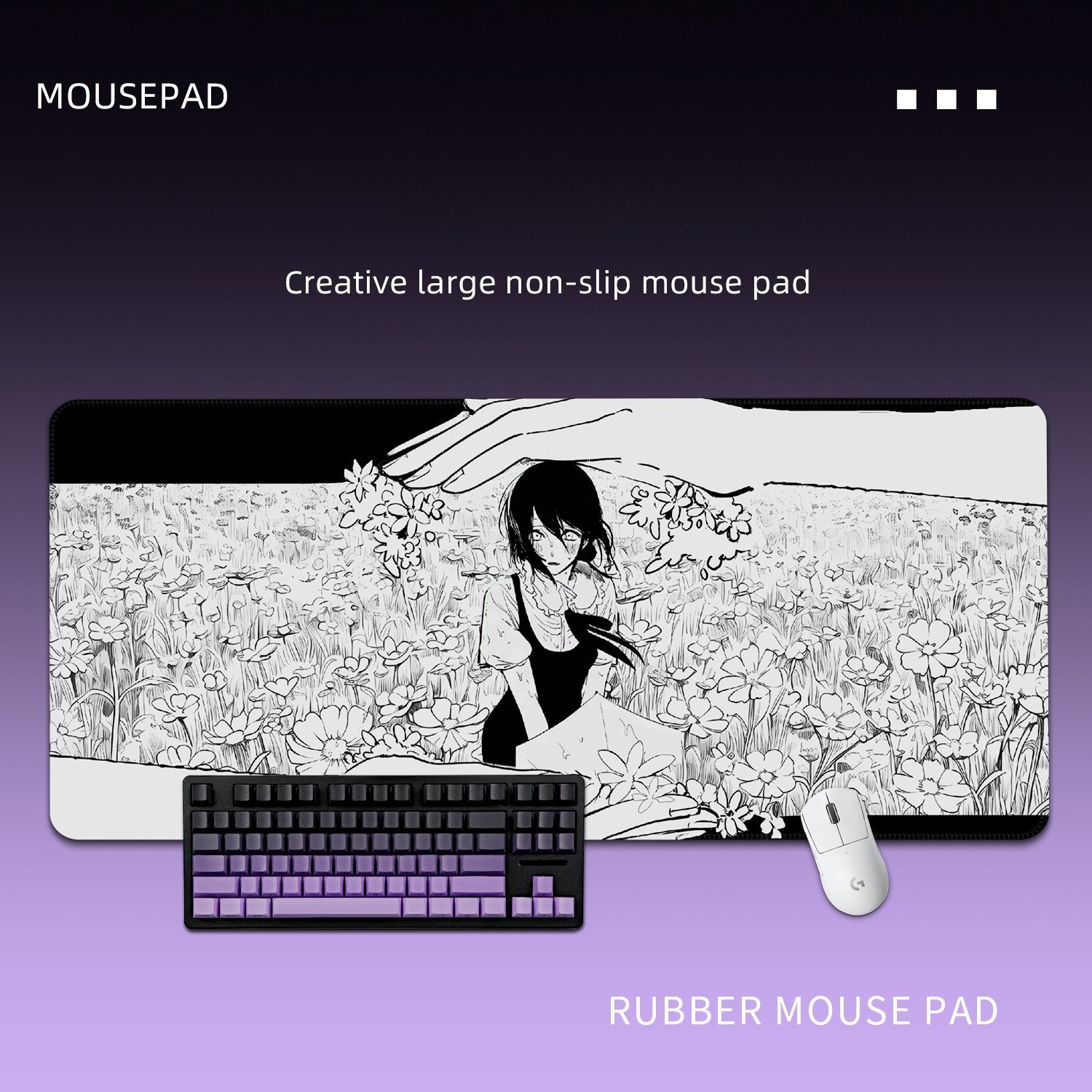 鏈鋸人蕾塞 主題桌墊 布質滑鼠墊