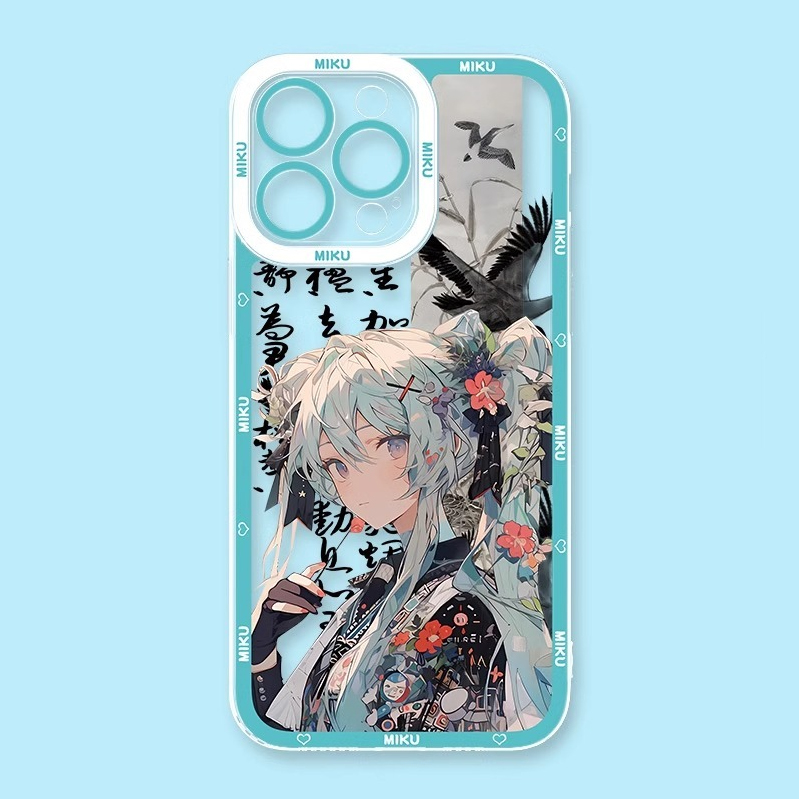 初音未來天使眼透明防摔軟殼