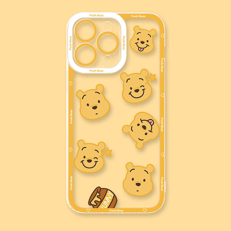 Pooh Bear小熊維尼 天使眼透明手機殼