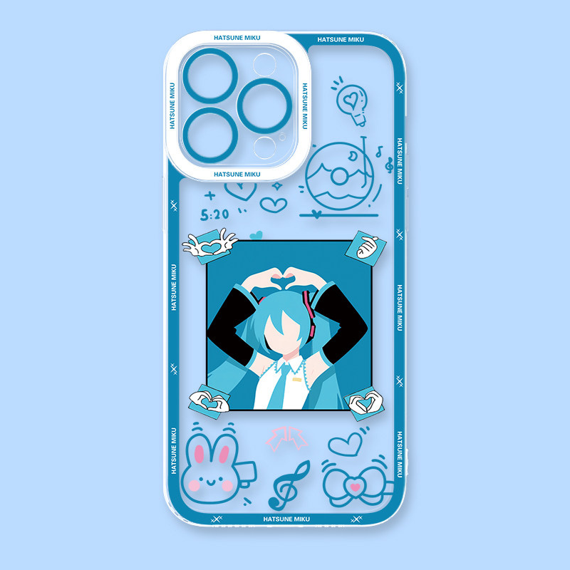 初音未來 天使眼透明手機殼