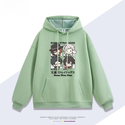 文豪野犬新款 親子情侶男女連帽衛衣