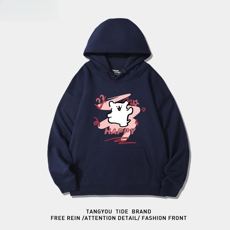 線條小狗 聯名衛衣2026秋冬新款親子情侶裝 圓領長袖/連帽衛衣