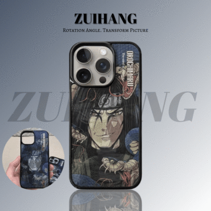 火影大蛇丸3D幻圖磁吸防摔手機殼