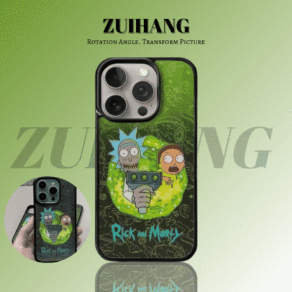 瑞克莫蒂3D幻圖磁吸防摔手機殼
