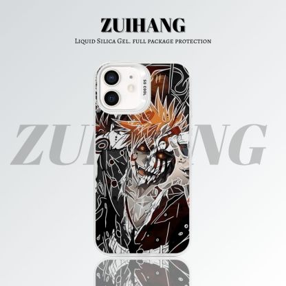 【大集合2.0】動漫彩銀線條漸變防摔手機殼