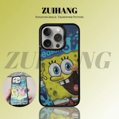 海綿寶寶3D幻圖磁吸防摔手機殼