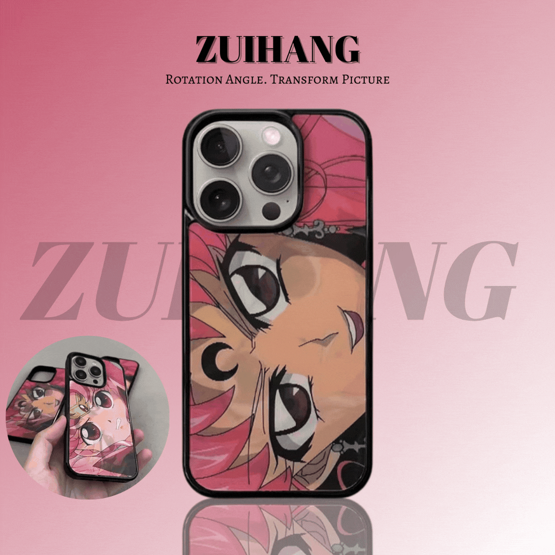 美少女戰士月野兔3D幻圖磁吸防摔手機殼