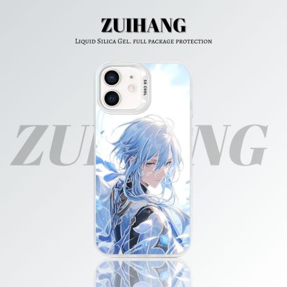 【大集合2.0】動漫彩銀線條漸變防摔手機殼