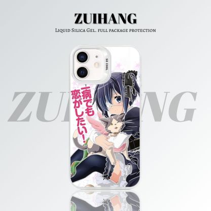 【大集合2.0】動漫彩銀線條漸變防摔手機殼