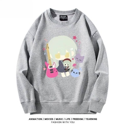 Mygo!AveMujica若葉睦 聯名親子情侶裝 圓領長袖