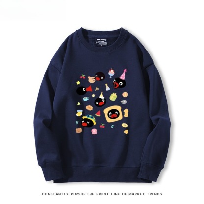 pingu 聯名親子情侶裝 圓領長袖