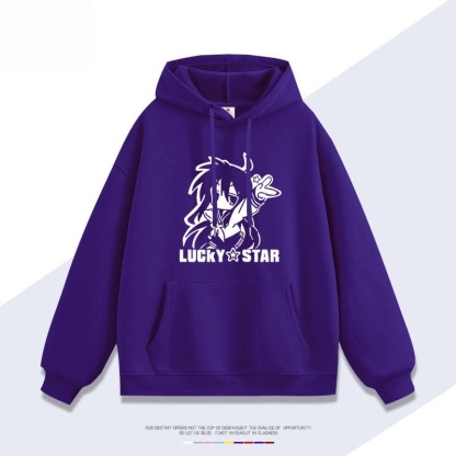 幸運星lucky star 聯名衛衣新款 親子情侶裝連帽衛衣