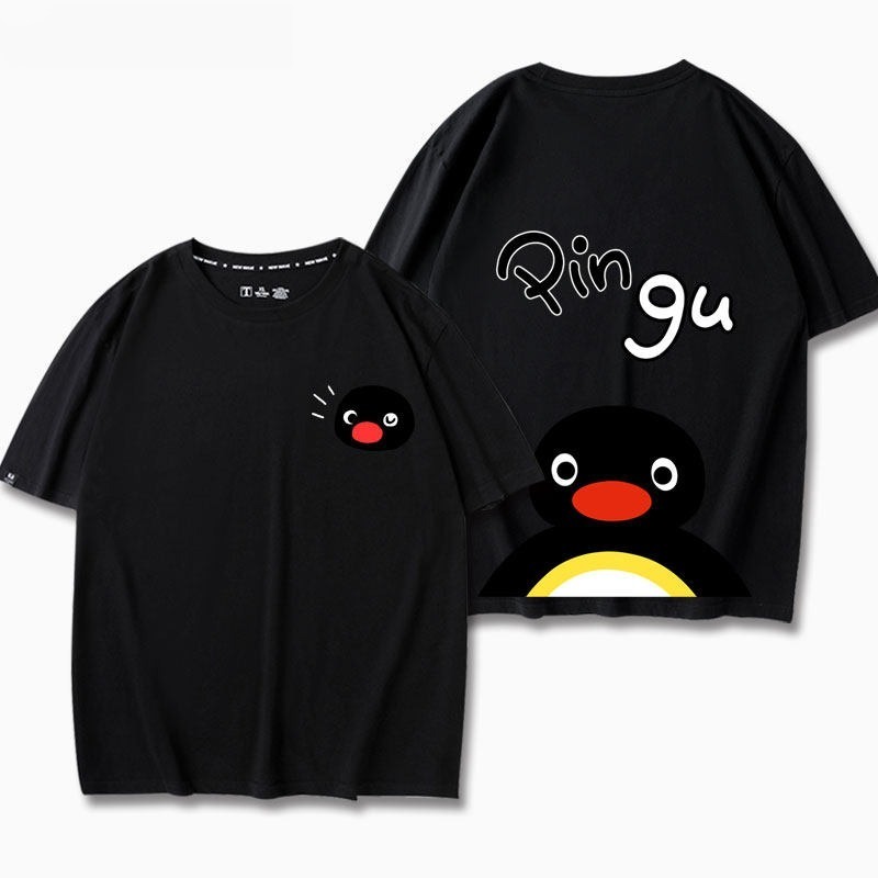 企鵝家族Pingu 印花短袖T恤