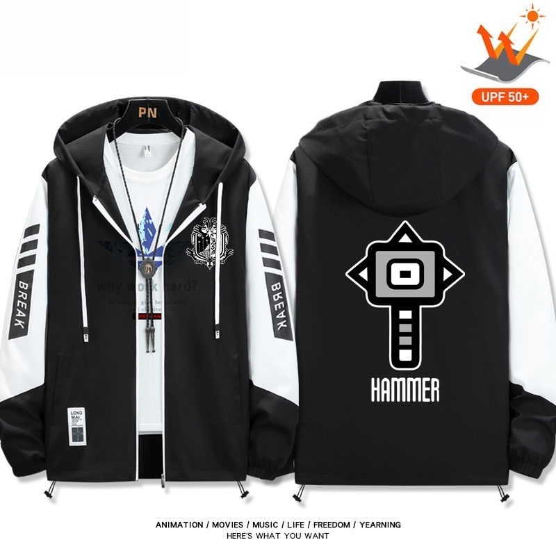 魔物獵人 輕薄透氣拉鏈防曬衣外套