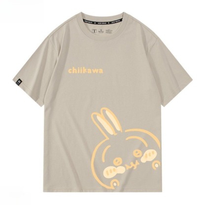 Chiikawa 2026親子情侶男女同款 印花短袖T恤