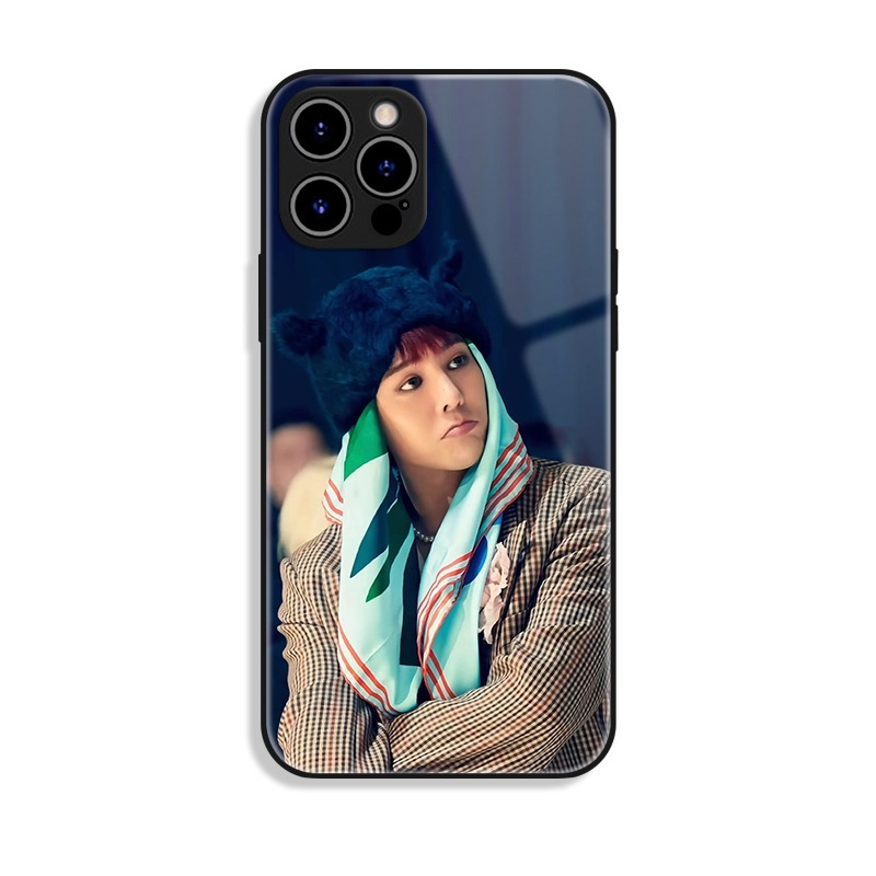 GD權志龍新款高清全包防摔玻璃殼