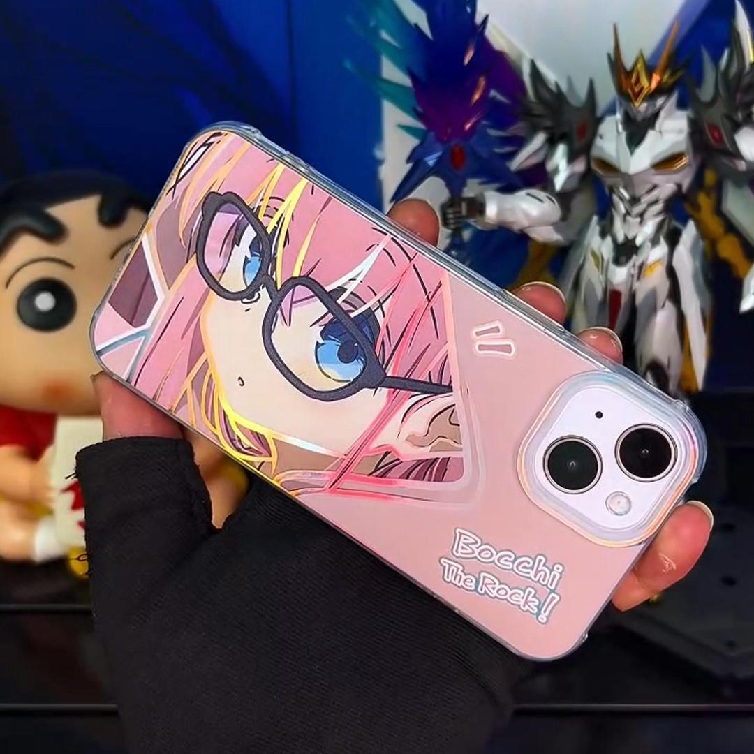 孤獨搖滾極光金防摔手機殼