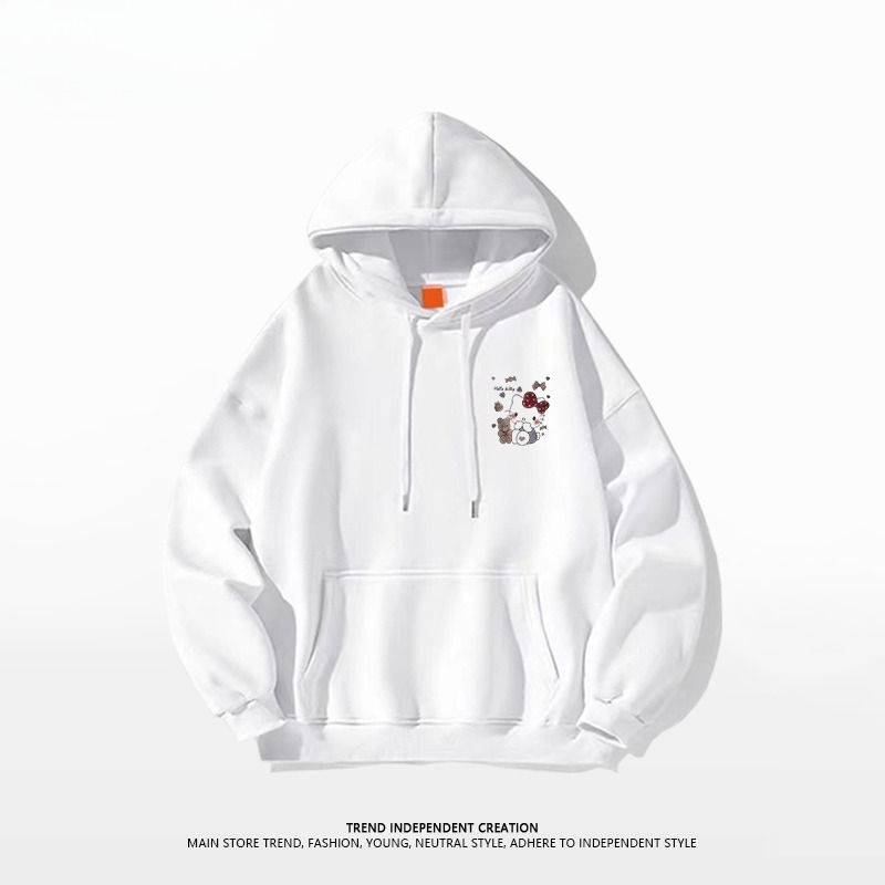 Hello Kitty凱蒂貓新款 親子情侶男女連帽衛衣