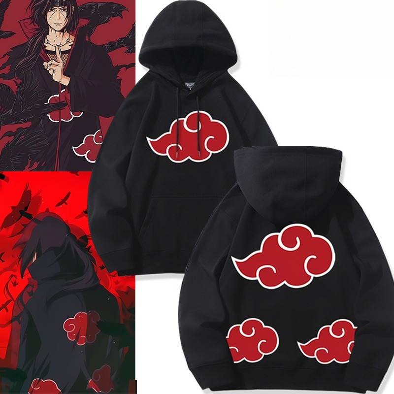 火影忍者新款 親子情侶男女連帽衛衣