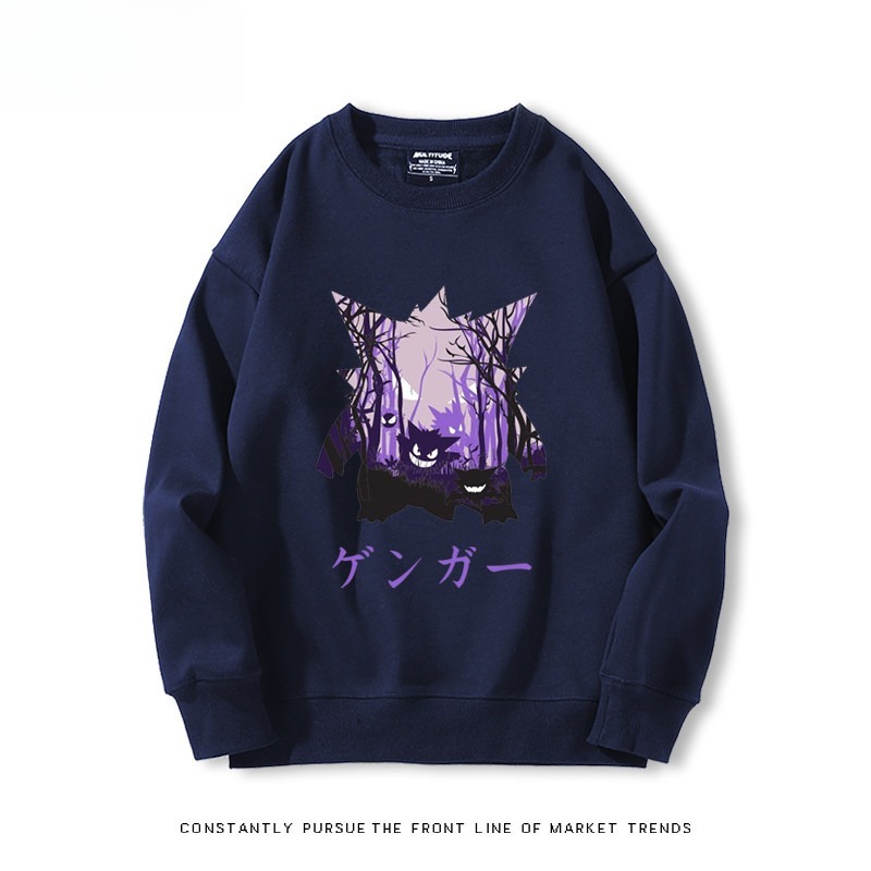 寶可夢耿鬼 聯名親子情侶裝 圓領長袖