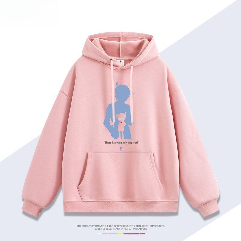 名偵探柯南 聯名衛衣新款 親子情侶裝連帽衛衣