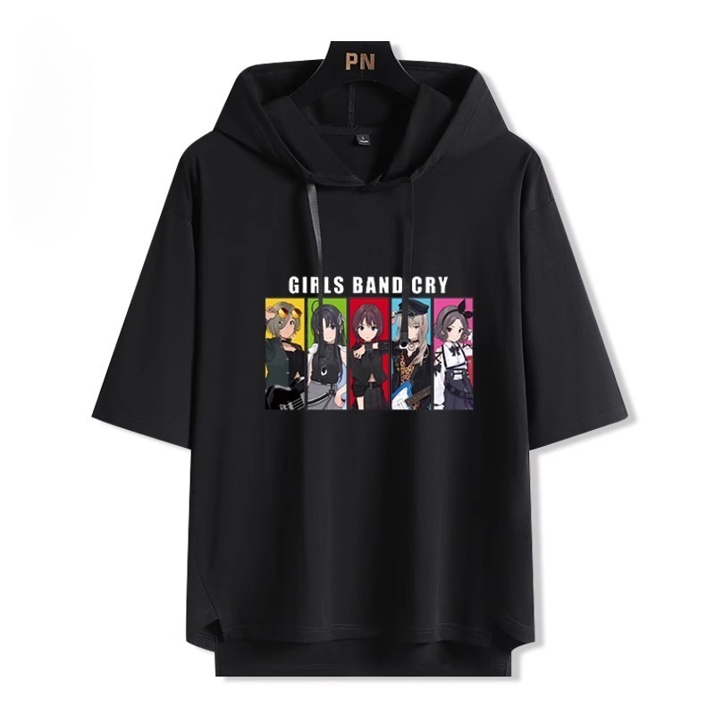 哭泣少女樂隊 連帽短袖T恤