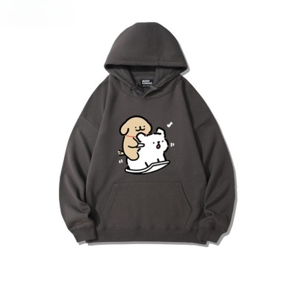 線條小狗 聯名衛衣2026秋冬新款親子情侶裝連帽衛衣