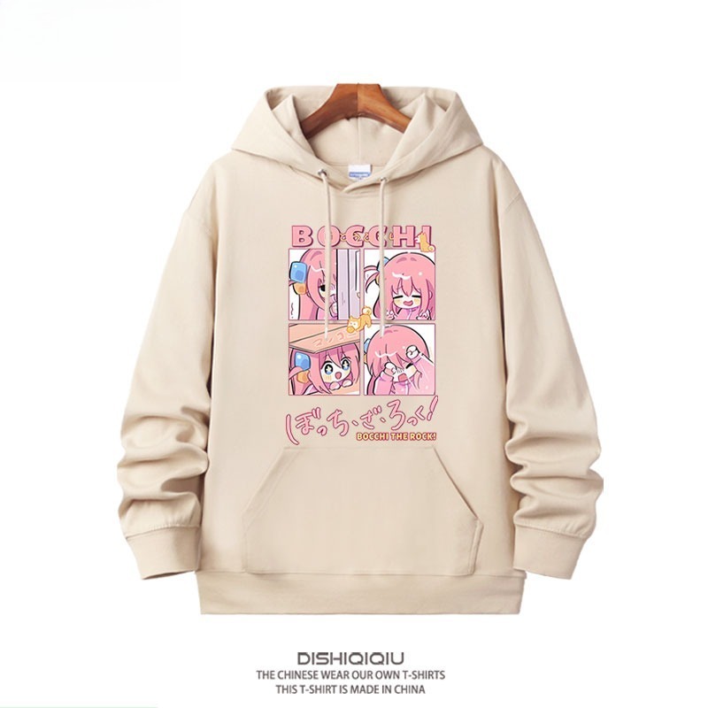 孤獨搖滾 聯名衛衣2025秋冬新款親子情侶裝連帽衛衣