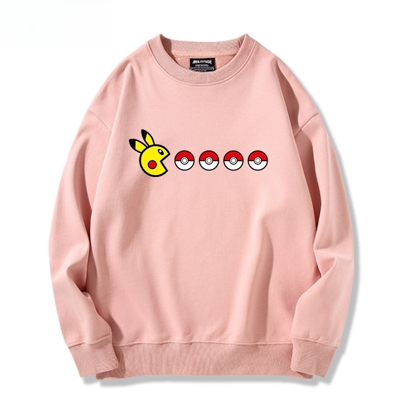 精靈寶可夢星之卡比 聯名親子情侶裝 圓領長袖