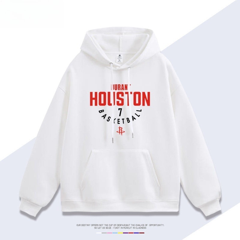 火箭隊杜蘭特7號 聯名衛衣2026秋冬新款 親子情侶裝連帽衛衣