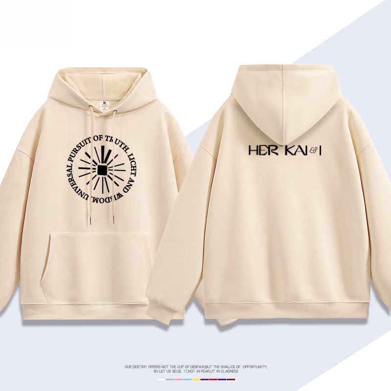 欧文同款 聯名衛衣2026秋冬新款 親子情侶裝連帽衛衣