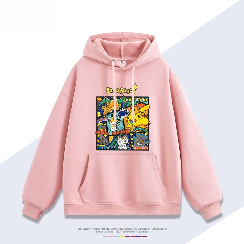 精靈寶可夢 聯名衛衣2026秋冬新款 親子情侶裝連帽衛衣