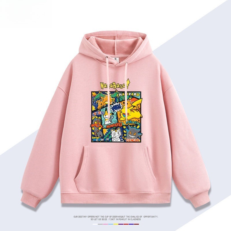 精靈寶可夢 聯名衛衣2026秋冬新款 親子情侶裝連帽衛衣