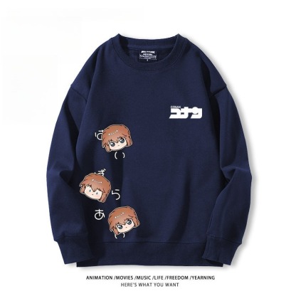 名偵探柯南 聯名親子情侶裝 圓領長袖