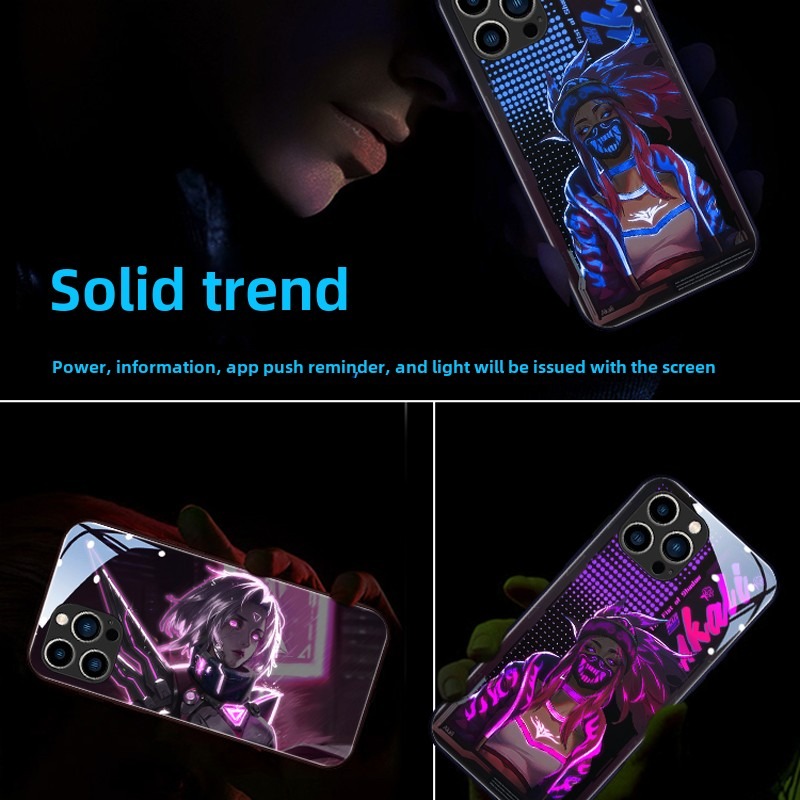 [英文]英雄聯盟來電閃智能發光手機殼