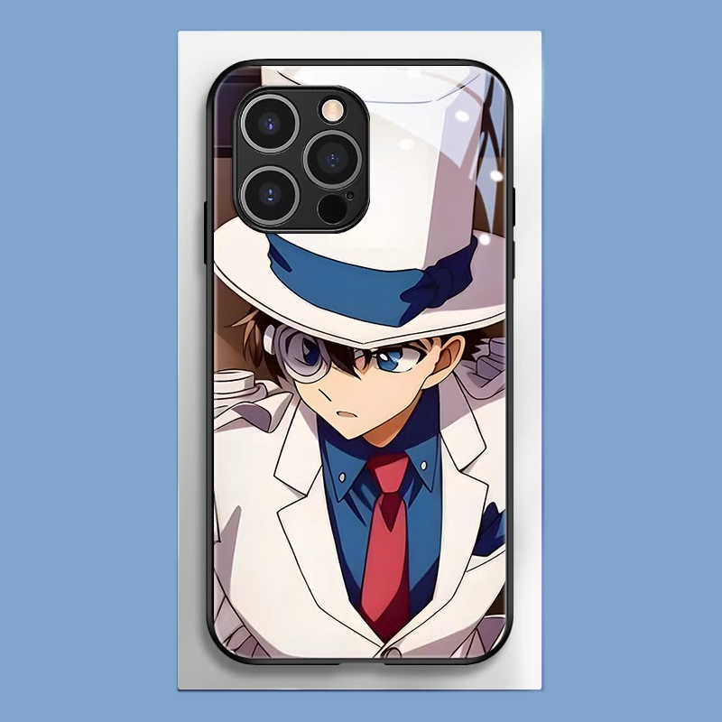 名偵探柯南新款高清全包防摔玻璃殼